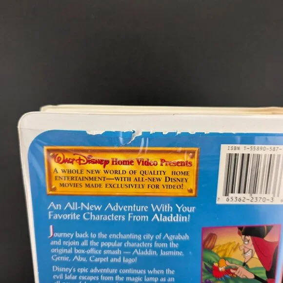 Disney Return‎ of Jafar VHS - Good Condition - Picture 4 of 6